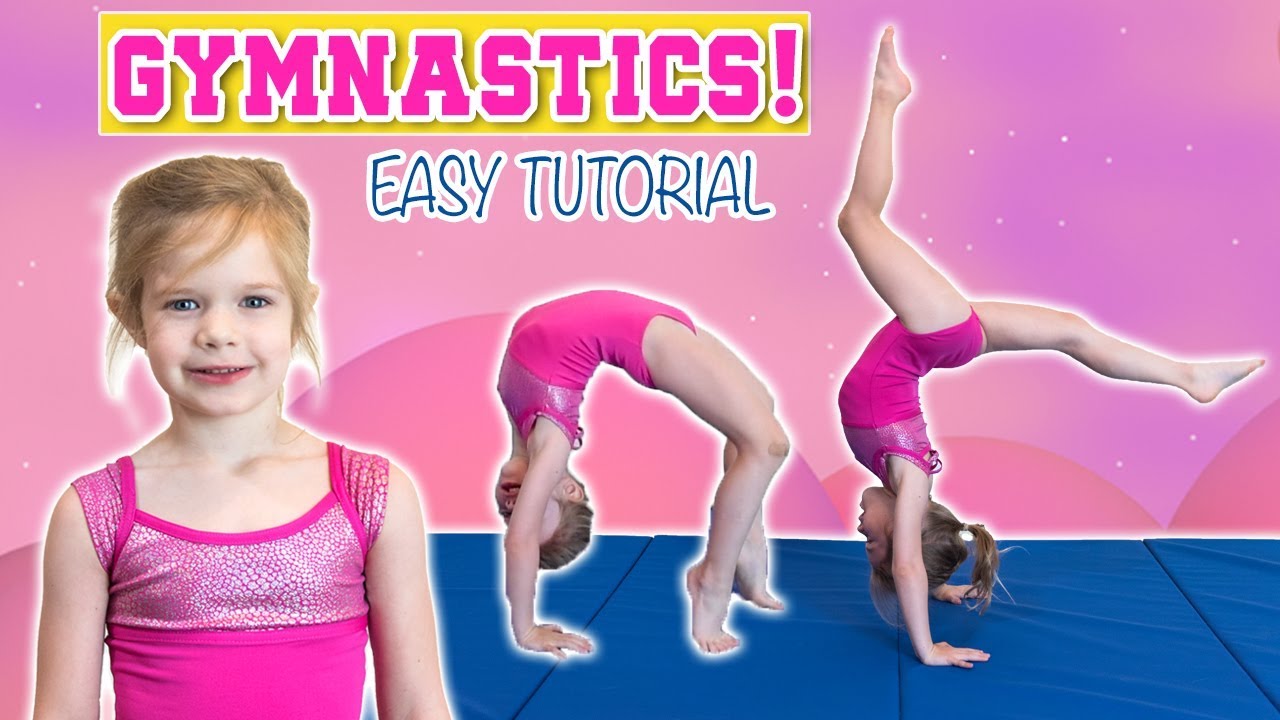 EASY GYMNASTICS TUTORIAL TAUGHT BY 4-YEAR-OLD OLIVIA | BACKBEND, FRONT ...
